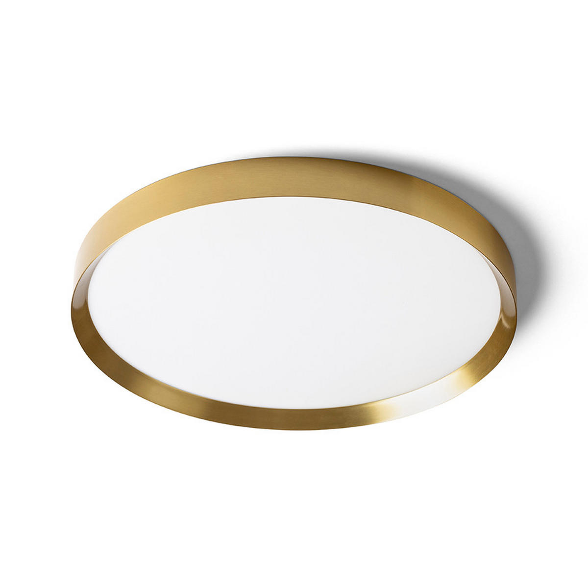 DECKENLEUCHTE SOLEN 49 Gebürstes Messing 42 W - Goldfarben, Metall (48.5/48.5/5cm) - Rendl
