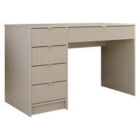 SCHREIBTISCH Tireno - Sandfarben/Goldfarben, Holzwerkstoff/Metall (55/120/76cm) - MIRJAN24