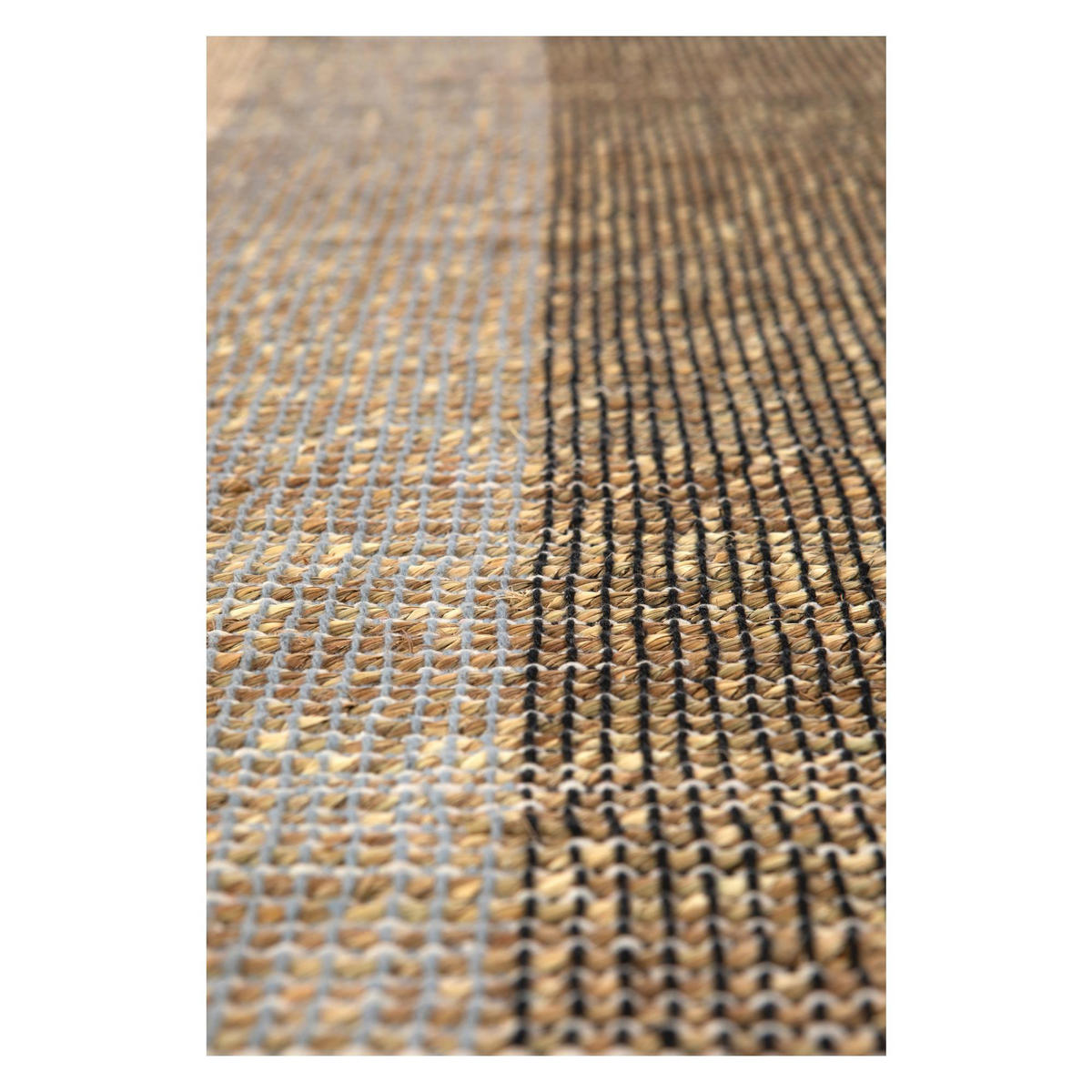 TEPPICH Karan carbonfarben 60 x 90 cm - Schwarz, Textil (60/90cm) - Vivaraise