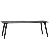 ESSTISCH aus Mangoholz 240cm, natürlich - Schwarz, Holz (240/90/90cm) - Giga Meubel