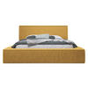 POLSTERBETT Glexi - Gelb, Holz/Textil (140/200cm) - MIRJAN24