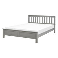 HOLZBETT 140/200cm Grau Mayenne - Grau, Holz (140/200cm) - Beliani