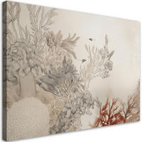 KUNSTDRUCK Beige 60/40 cm - Beige, Textil (60/40cm) - KUNSTLOFT