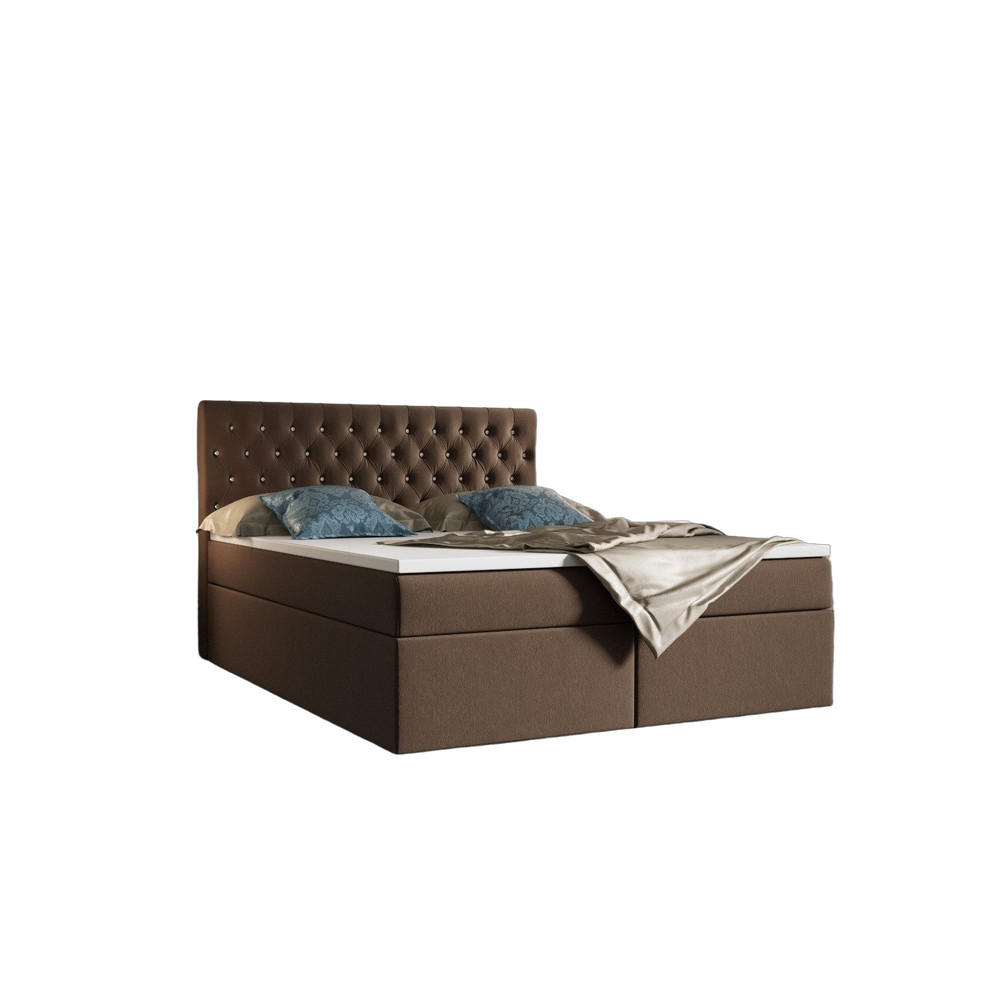 B&B Home Boxbett Braun 180x200 cm