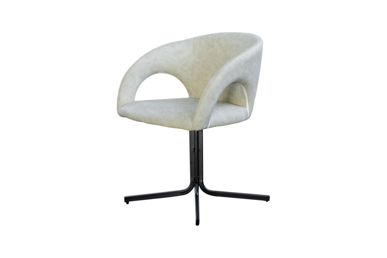 DREHSTUHL WICOS Beige Kunstleder - Beige, Leder (50/80/59cm) - KAWOLA