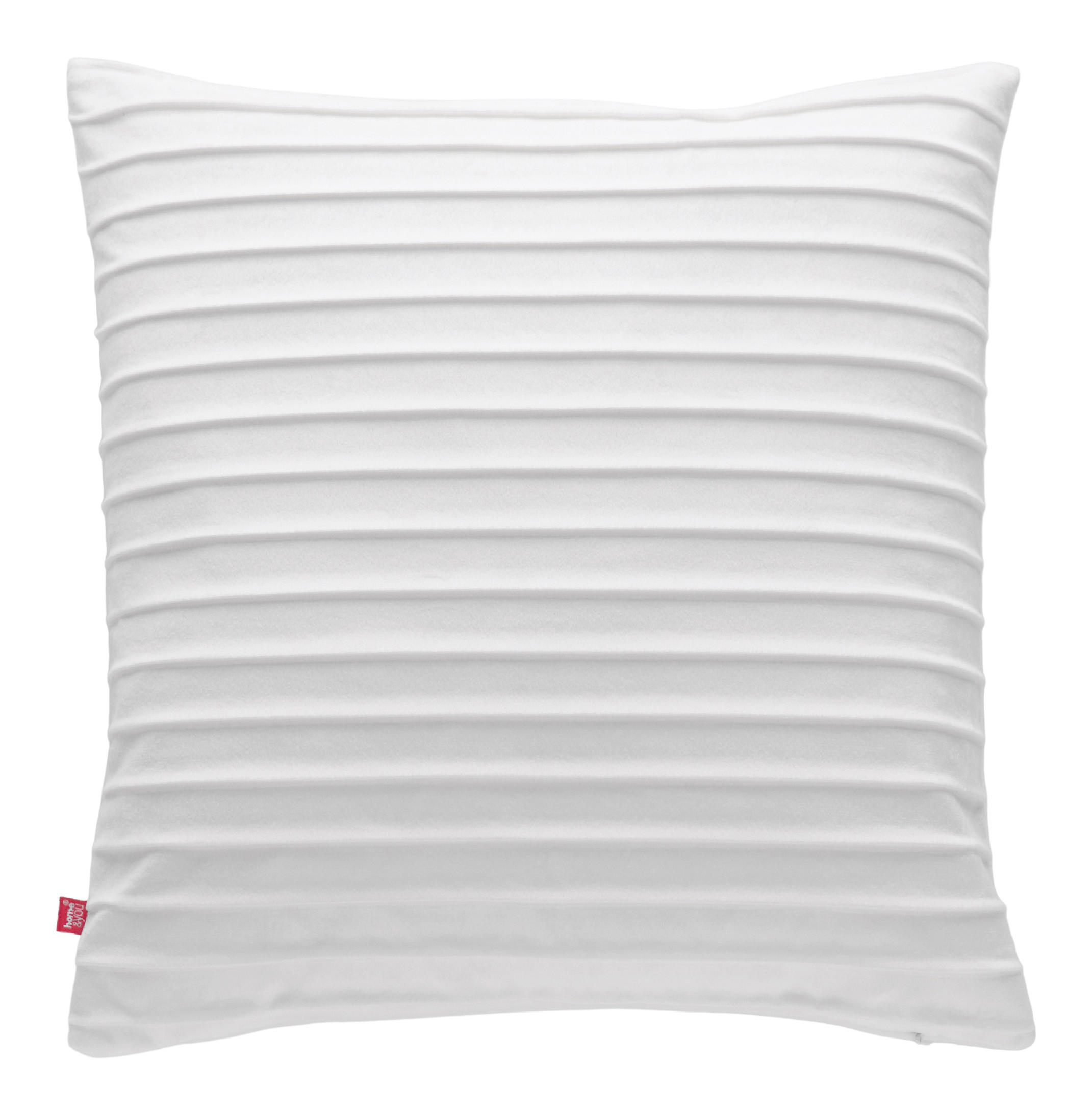 KISSENBEZUG Manku - Weiß, Textil (45/45cm) - home&you