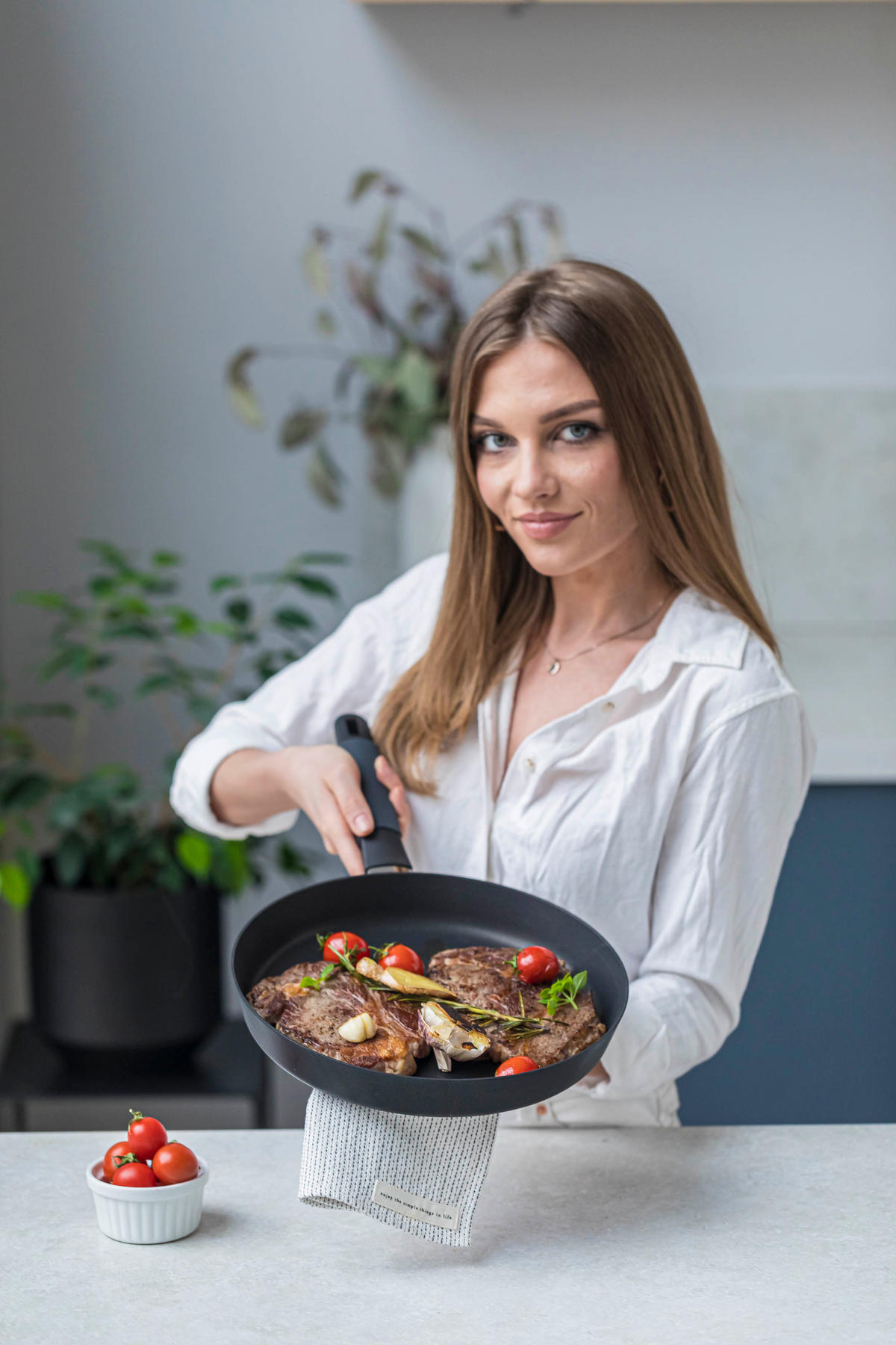 BRATPFANNE INDUKTION ⌀28cm - ANTHRAZIT - Anthrazit, Kunststoff/Metall (28cm) - Gastrolux