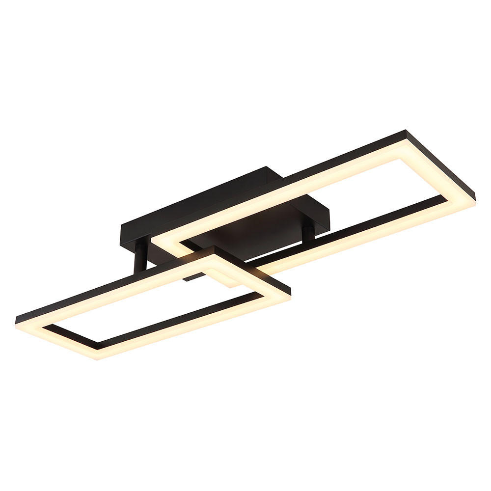 Globo Lighting Deckenleuchte Schwarz 19.5x9x61.4 cm
