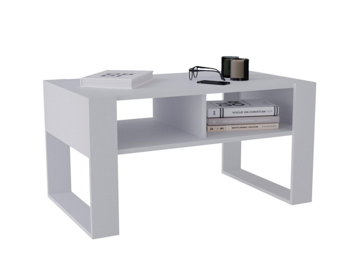 COUCHTISCH Kora92 92/45/53,6 - Weiß, Holzwerkstoff (54/92/45cm) - RAUMHIRSCH FURNITURE