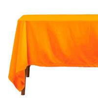 TISCHDECKE orange 178/300 cm, 100% Baumwolle - Orange, Textil (178/300cm) - Homescapes