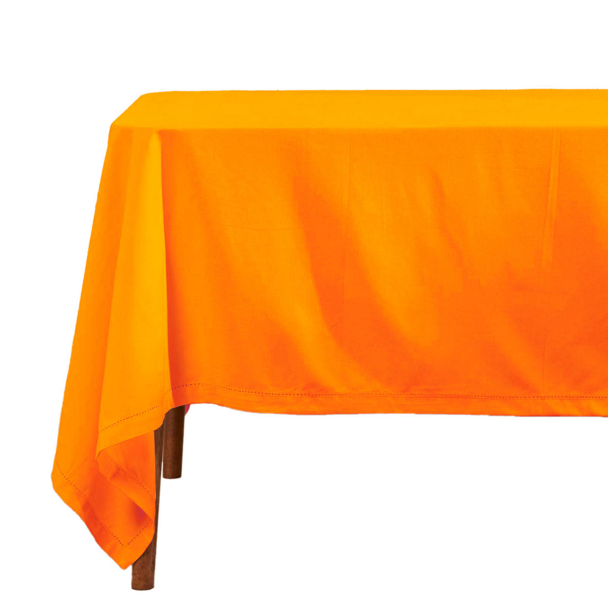 TISCHDECKE orange 178/300 cm, 100% Baumwolle - Orange, Textil (178/300cm) - Homescapes