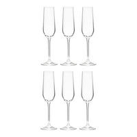 CHAMPAGNERFLÖTE (6er Set) Santè - Transparent, Glas (0.18L) - Butlers