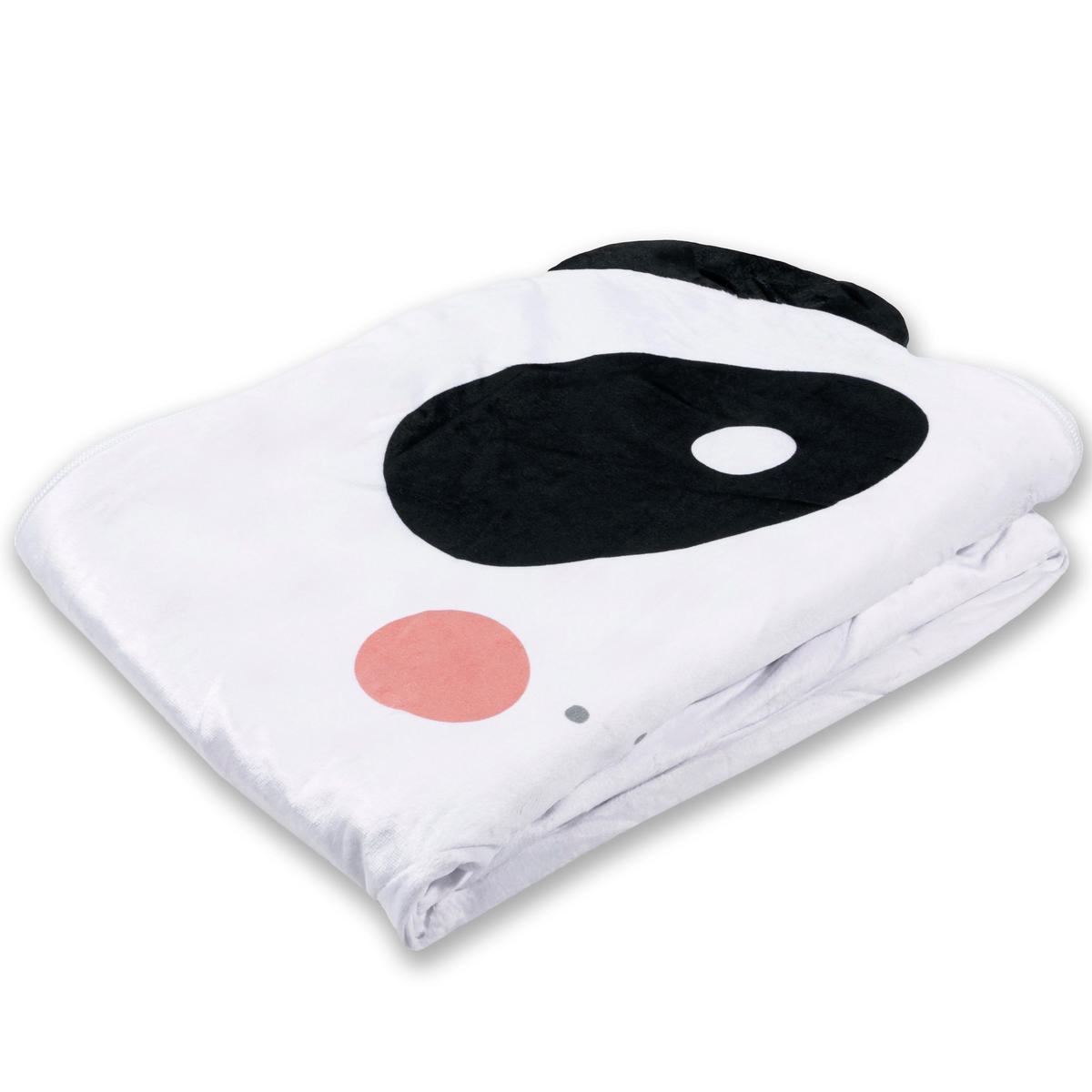 ERSATZBEZUG für das Komfortkissen KIDS - Panda - Schwarz/Weiß, Textil (60/120cm) - KomfortKissen
