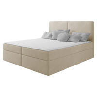 BOXBETT Claire - Schwarz/Naturfarben, Holz/Kunststoff (140/200cm) - MIRJAN24