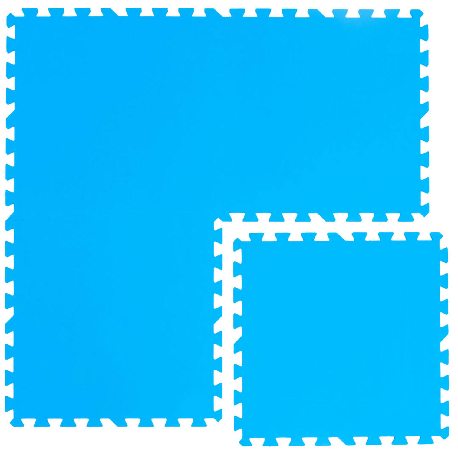 eyepower Poolmatten Blau 50x50 cm