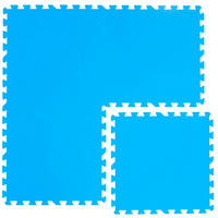 POOLMATTEN 1m² 4 EVA Matten 50 cm Blau - Blau, Kunststoff (50/50cm) - eyepower