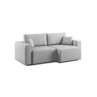 LINEARSOFA Morfeo - Hellgrau, Textil (180/86/99cm) - Divani.store
