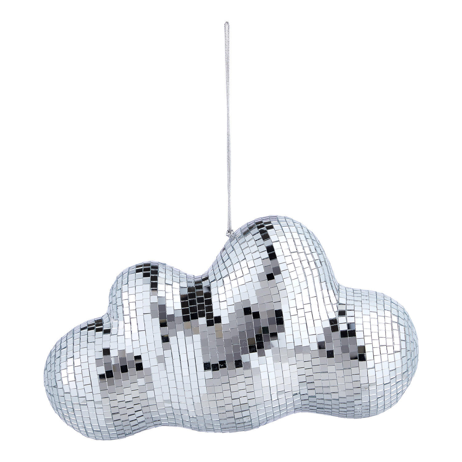 DEKO-WOLKE Disco - Silberfarben, Glas (9/14/25cm) - Butlers