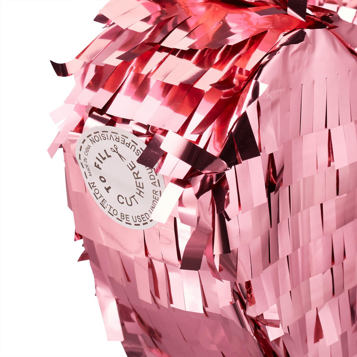 MINI Pinata - Rosa, Papier/Wellpappe (13.5/13/5.5cm) - Relaxdays