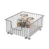 SCHRANK-KORBAUSZUG 40 cm, grau, Metall - Grau, Metall (40/23/50.5cm) - bremermann