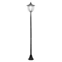 GARTENLATERNE, Schwarz, ABS (Kunststoff), Edelstahl - Schwarz, Kunststoff (26.5/26.5/177cm) - Outsunny