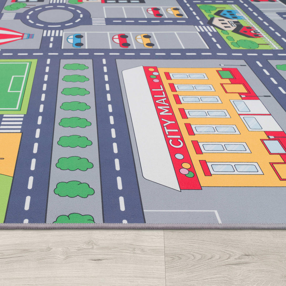 KINDERTEPPICH Grau 160 x 220 cm - Grau, Kunststoff (160/220cm) - TT Home