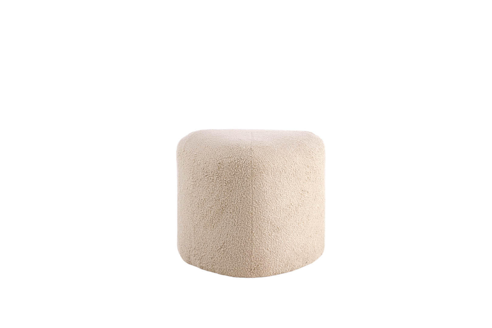 POUF beige - Beige, Holzwerkstoff (46/41/46cm) - ebuy24