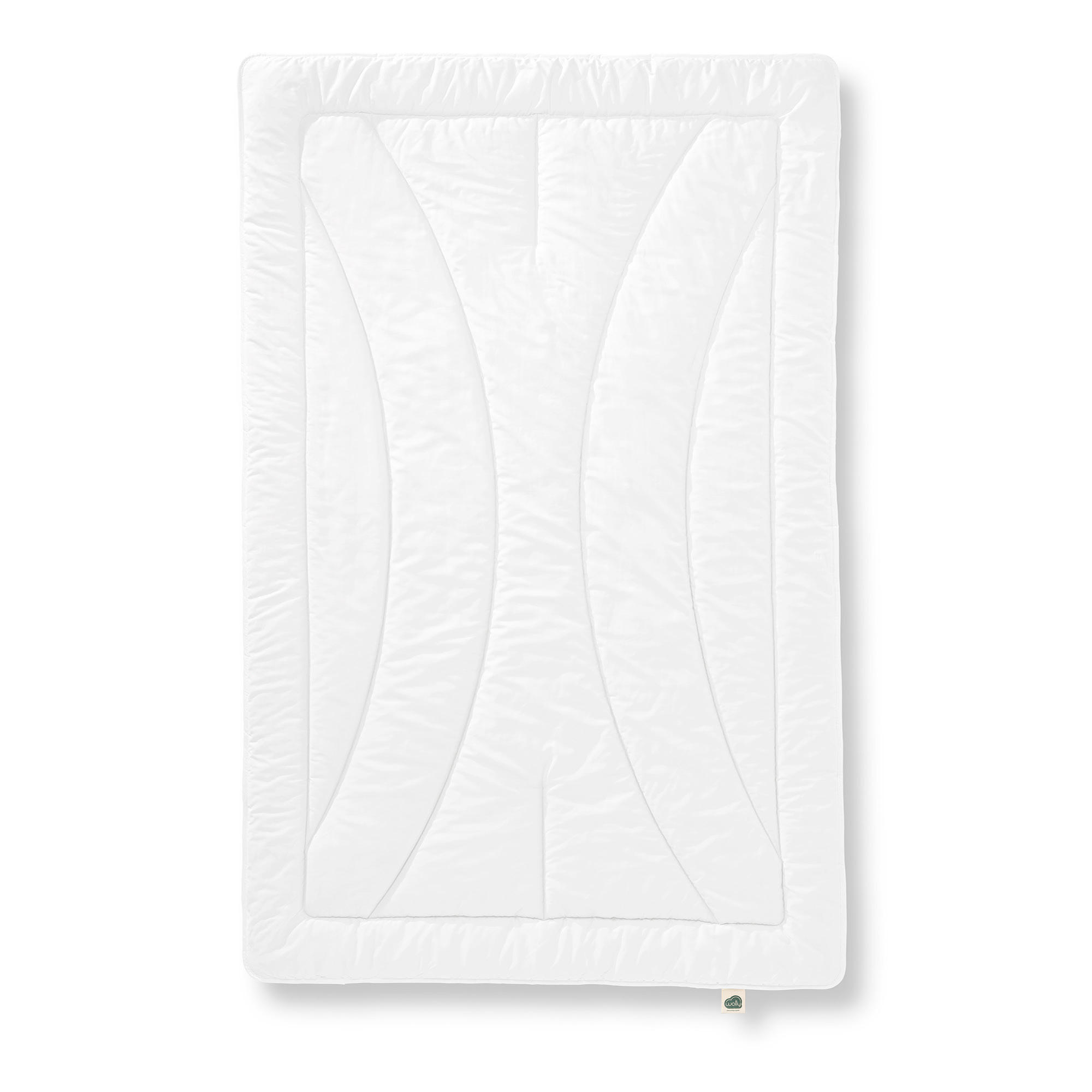 GANZJAHRESBETTDECKE MERINOWOLLE Schurwolle medium - Weiß, Naturmaterialien/Textil (135/200cm) - wolly