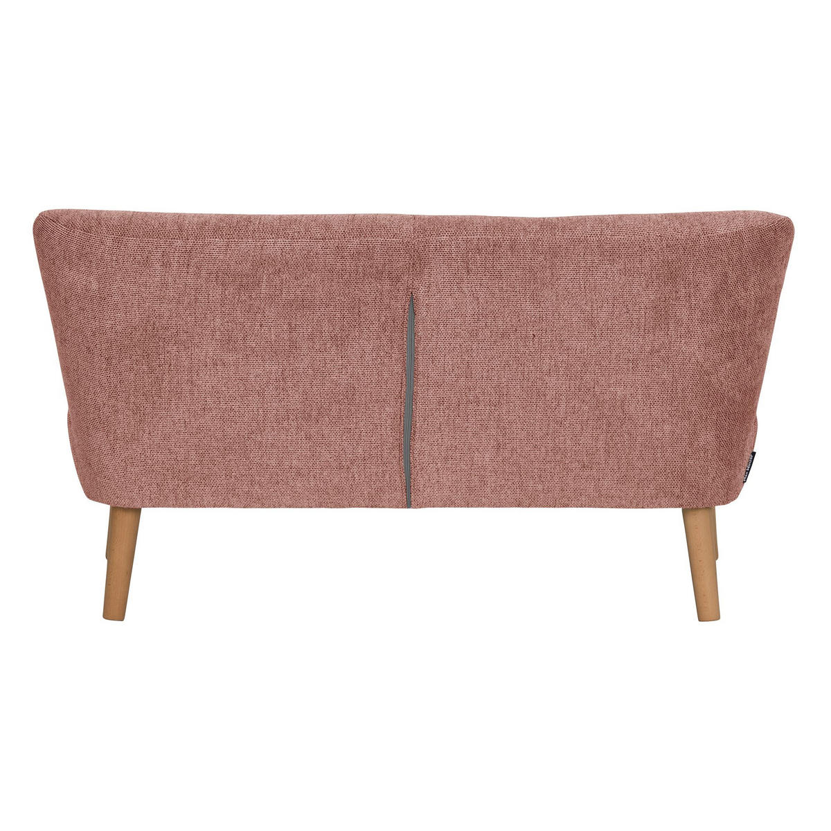 KINDERSOFA 2-Sitzer Katya Flachgewebe lachs - Hellrosa, Kunststoff (97/54/50cm) - 58aufmkessel