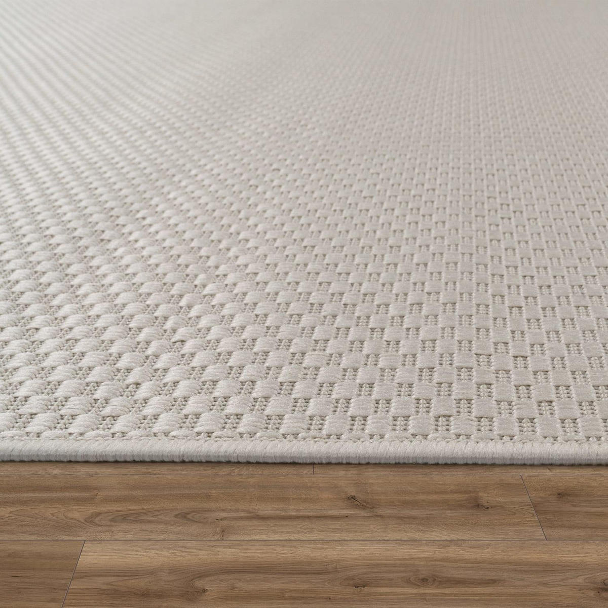 OUTDOORTEPPICH 80/80 VENEDIG 165 - Beige, Kunststoff (80/80cm) - Paco Home