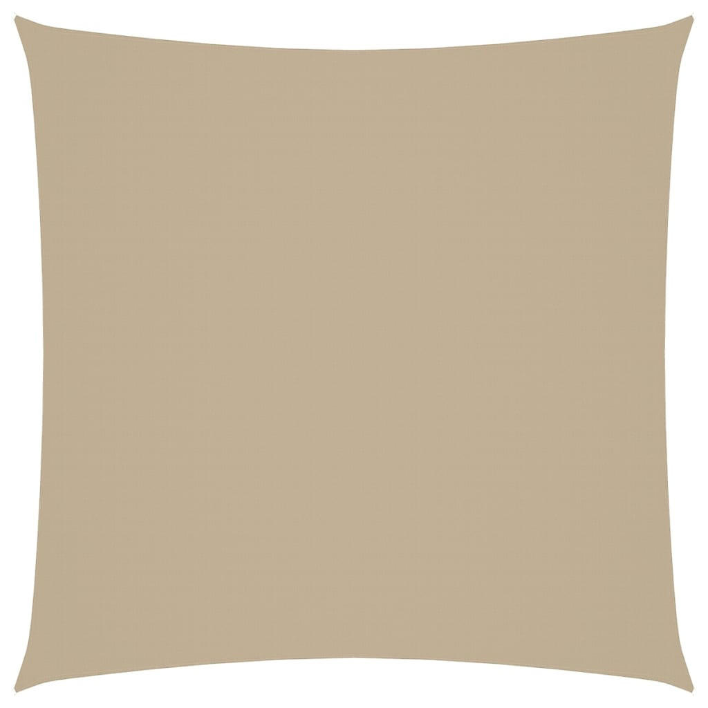 SONNENSEGEL Oxford-Gewebe Quadratisch 6/6 M Beige - Beige, Textil (600/600cm) - vidaXL