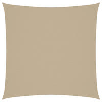 SONNENSEGEL Oxford-Gewebe Quadratisch 6/6 M Beige - Beige, Textil (600/600cm) - vidaXL