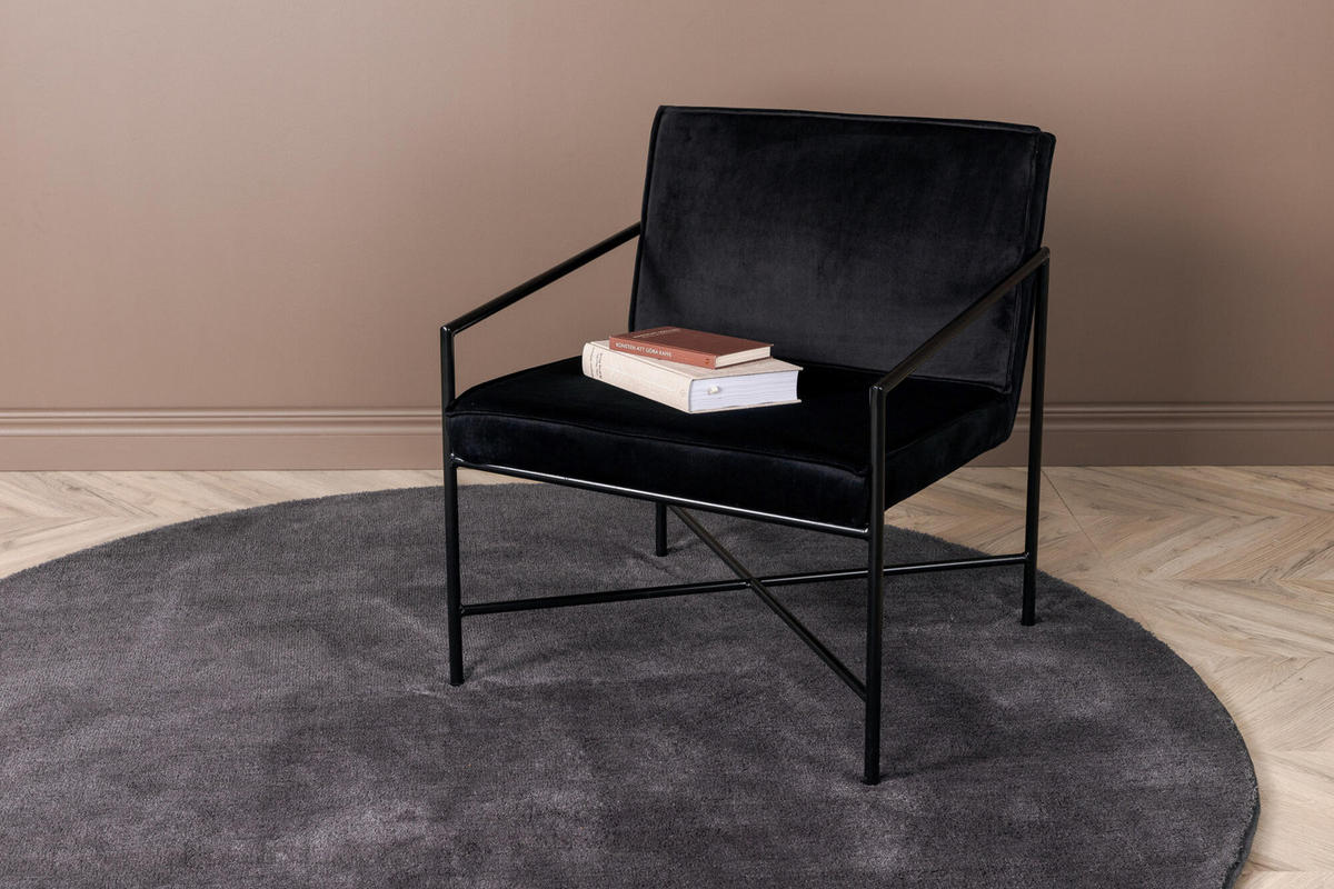 WOHNZIMMERTEPPICH UNDRA Grau 200x200x2 cm - Grau, Textil (200/200cm) - FURNLUX