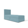 BOXBETT mit Bettkasten Kiberg Mini Basic 100x200 cm, Blau - Blau, Textil (100/200cm) - Meblito