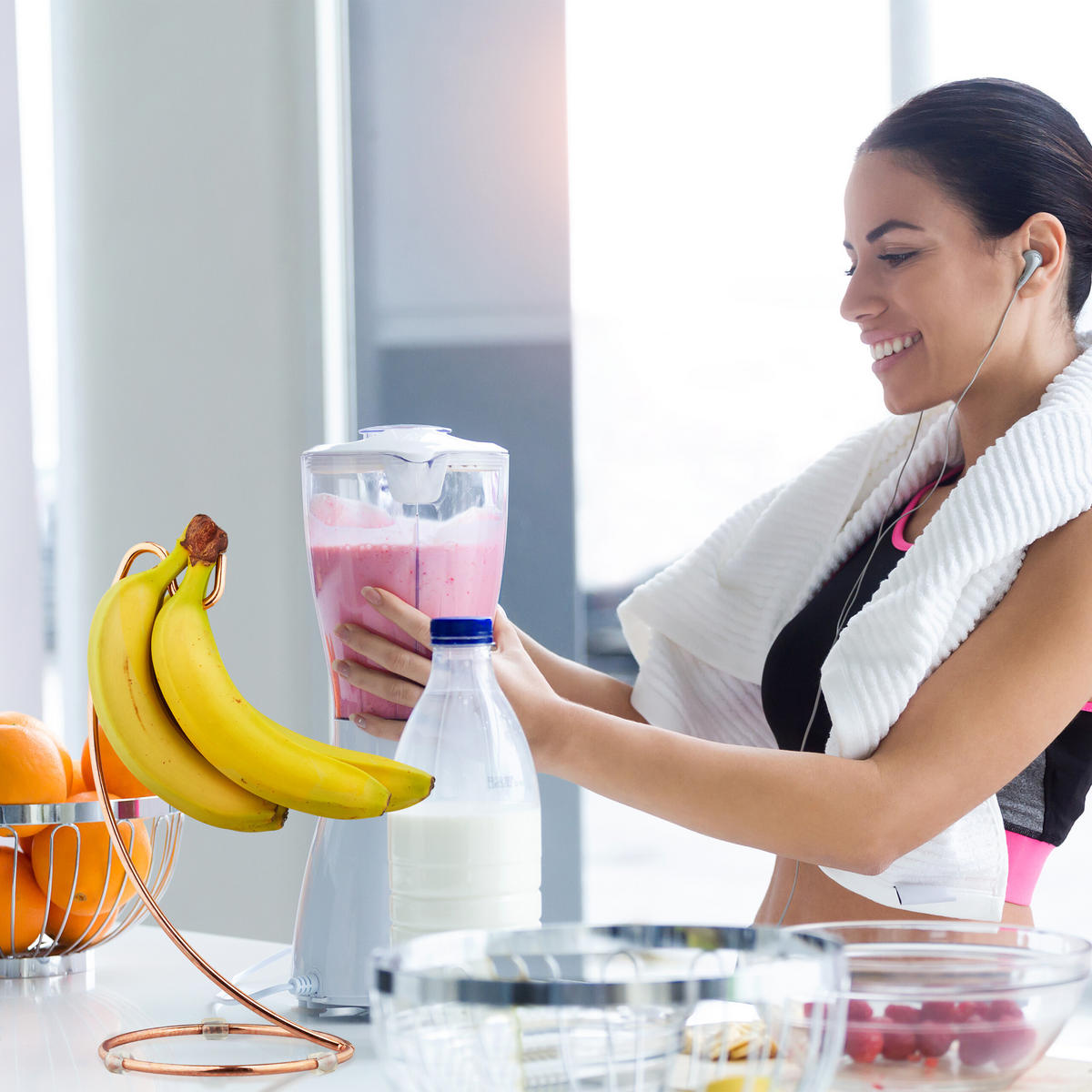 BANANENHALTER - Kupferfarben, Metall (17/33/17cm) - Relaxdays