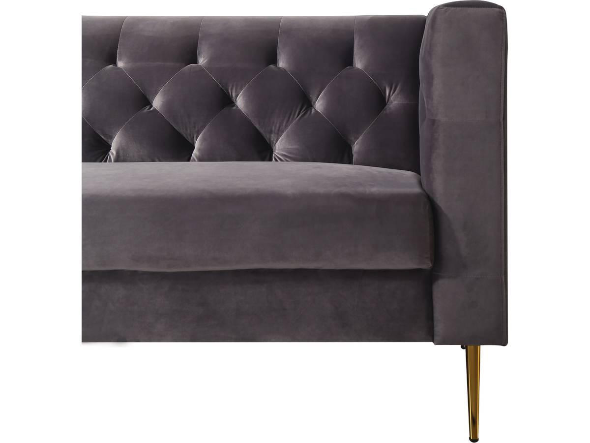 3-SITZER-SOFA Bruce Dunkelgrün - Dunkelgrün, Textil/Metall (196/82/76cm) - Habitat Garten