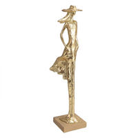 DEKOFIGUR Matres - Goldfarben, Kunststoff (11/45/10cm) - home&you