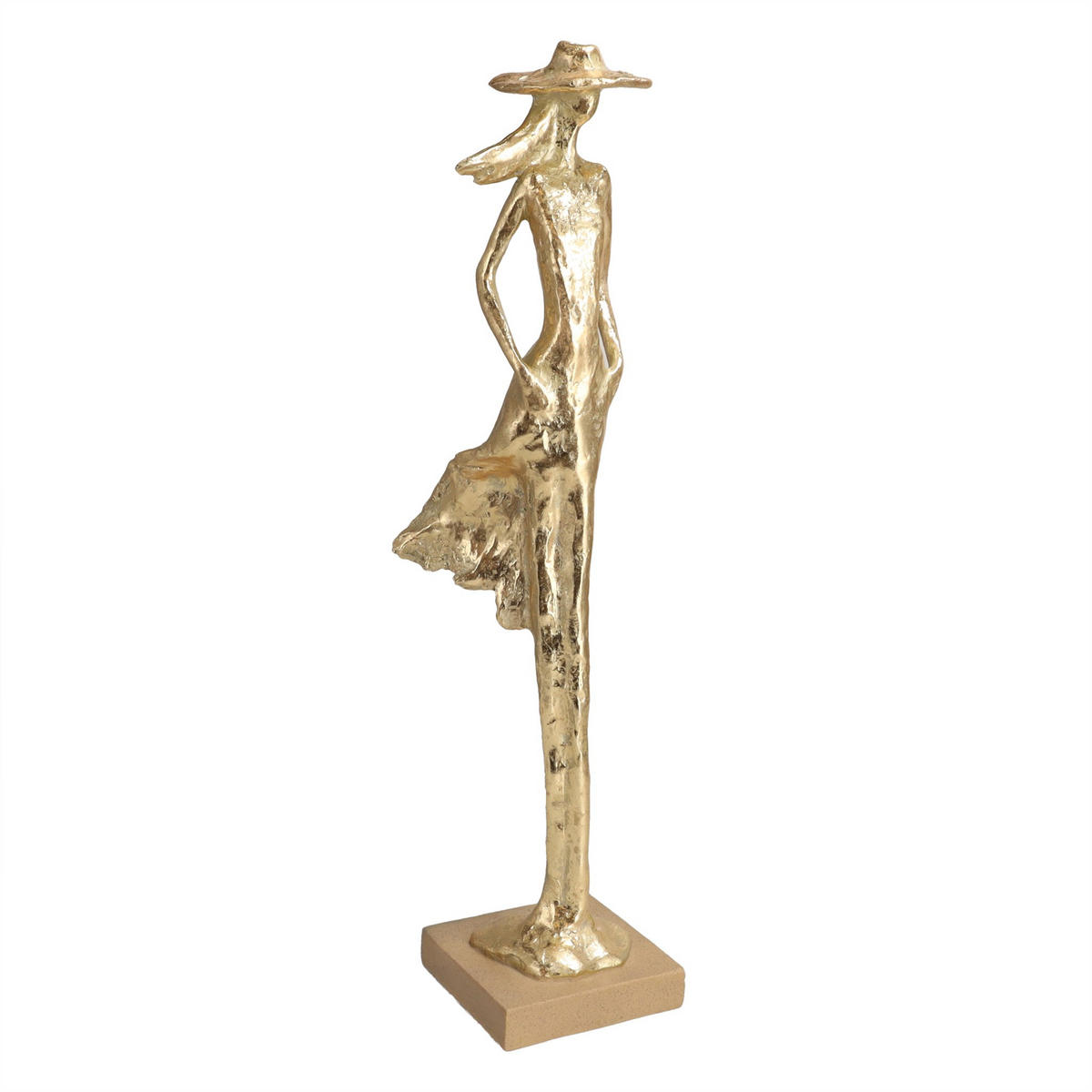 DEKOFIGUR Matres - Goldfarben, Kunststoff (11/45/10cm) - home&you