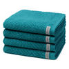 HANDTUCH Smart 4er-Set - Grün, Textil (50/100cm) - Ross
