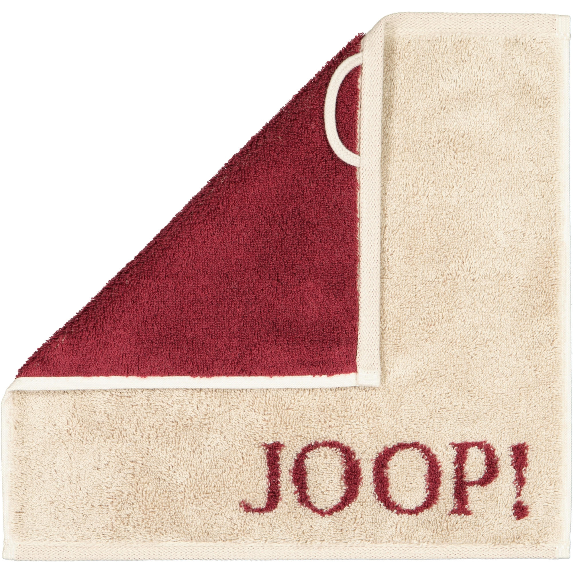 HANDTÜCHER SELECT LAYER 1696 ROUGE - 32 - Rot, Textil (30/30cm) - Joop!