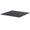 TISCHPLATTE 60 x 60 cm, Schwarz - Schwarz, Kunststoff (60/60/1.25cm) - Oviala
