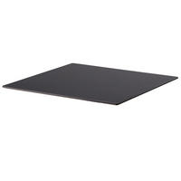 TISCHPLATTE 60 x 60 cm, Schwarz - Schwarz, Kunststoff (60/1.25/60cm) - Oviala