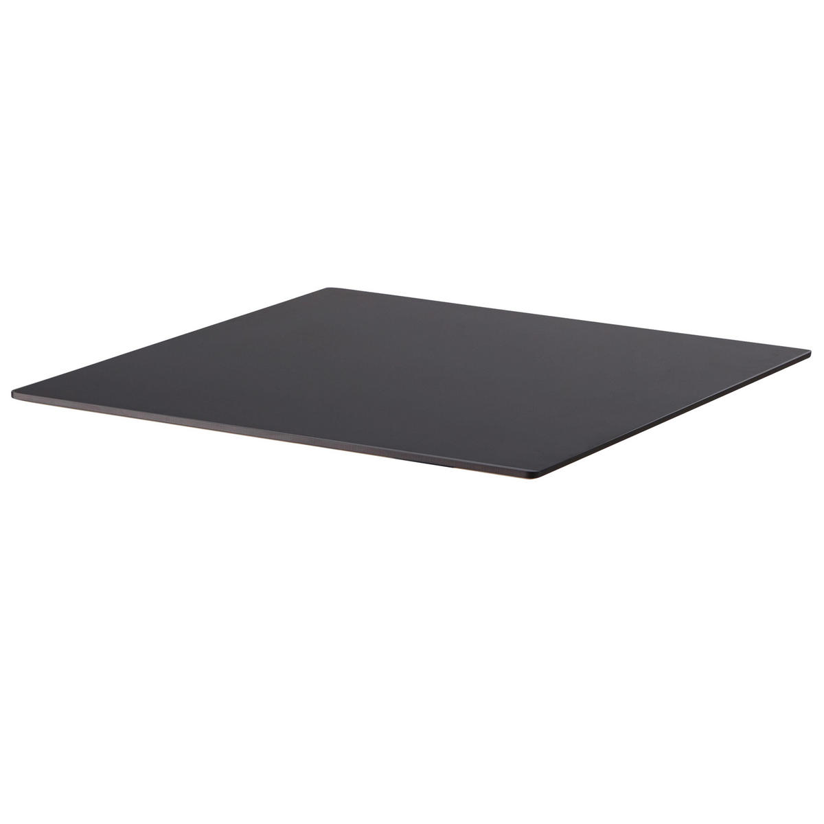 TISCHPLATTE 60 x 60 cm, Schwarz - Schwarz, Kunststoff (60/1.25/60cm) - Oviala