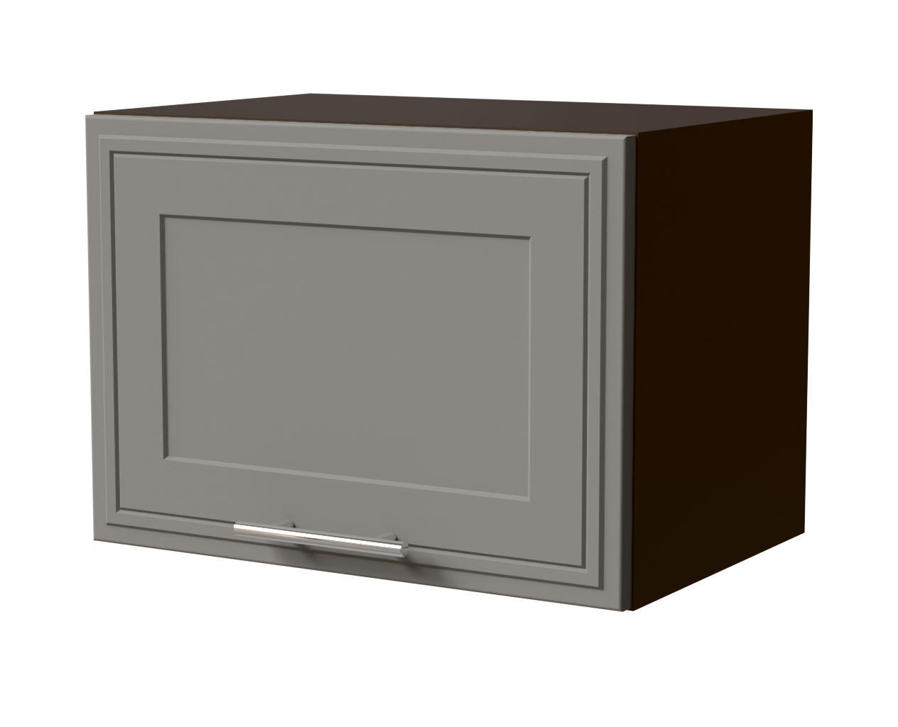 KLAPPHÄNGESCHRANK Salo W4B/50 Lava / Dust Grey Matt 50 / 32,5 / 36cm - Dunkelgrau/Grau, Holz/Holzwerkstoff (50/36/32.5cm) - Feldmann-Wohnen