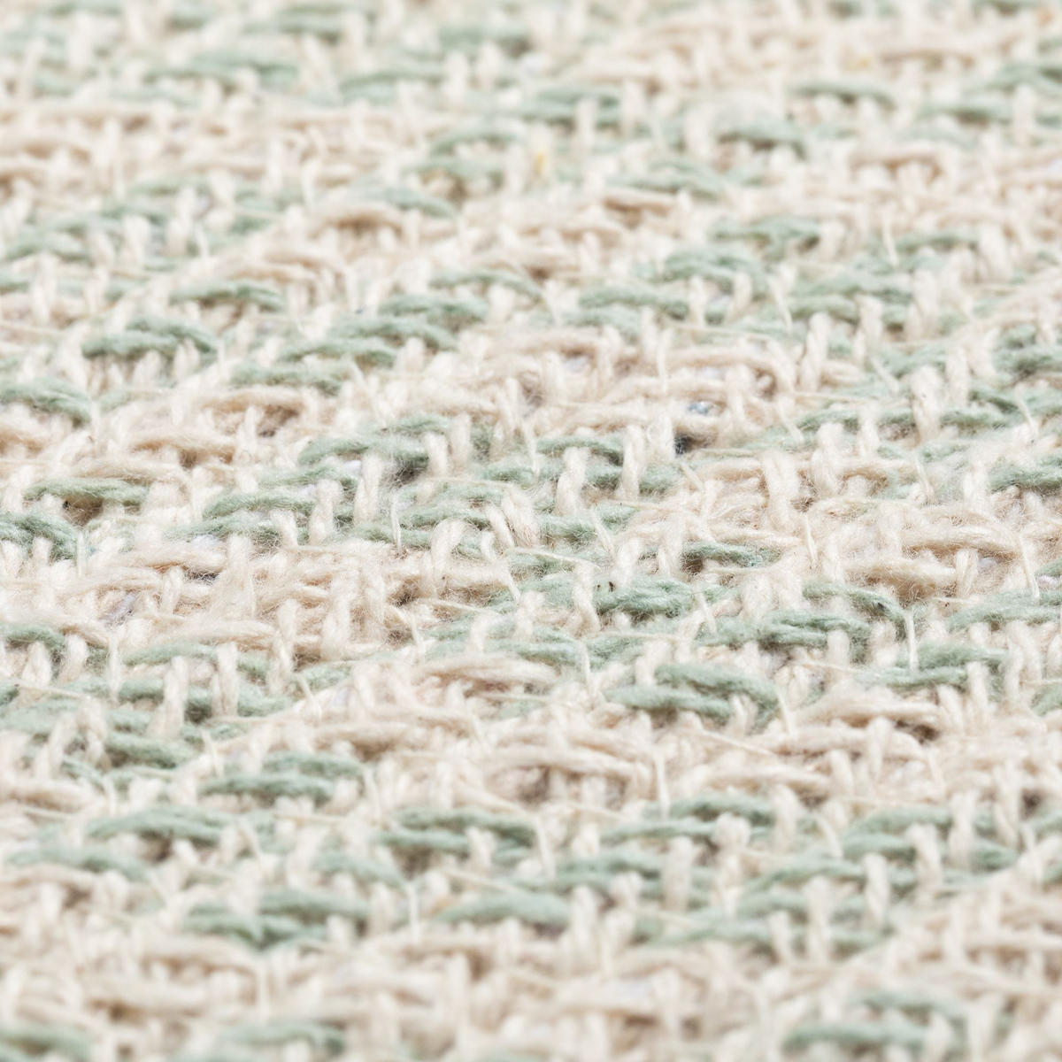 HANDWEBTEPPICH 200/200 cm Bali Plain - Hellgrün, Naturmaterialien (200/200cm) - Steffensmeier
