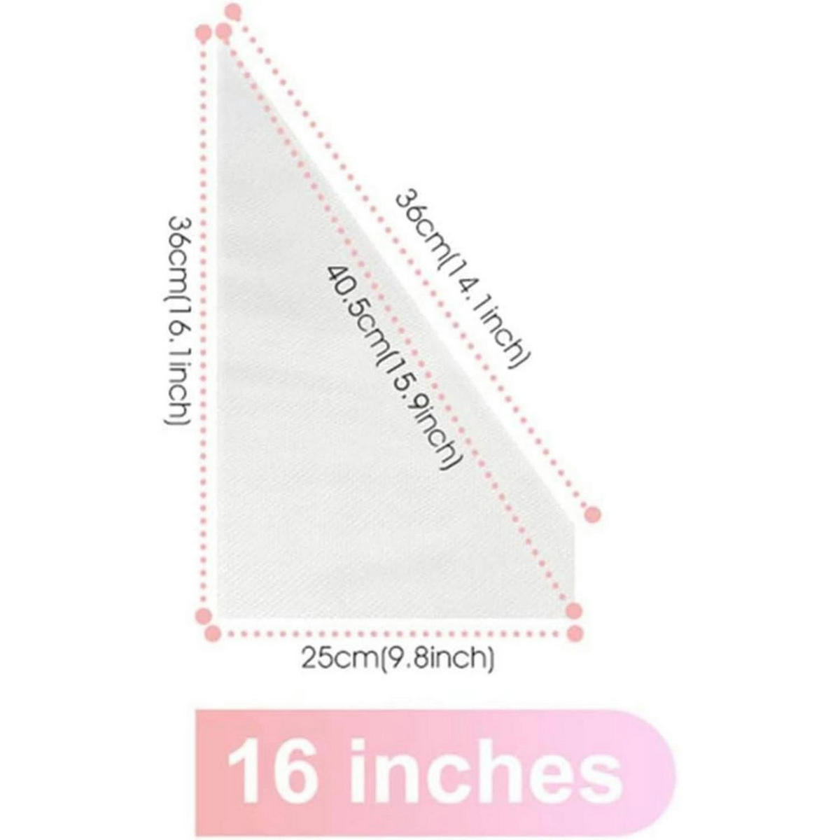 SPRITZBEUTEL 100 Stück 36 x 25 cm - Transparent, Kunststoff (36/25/40.5cm)