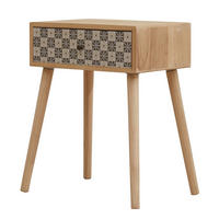 NACHTTISCH Hellbraun 30/45/57 cm - Hellbraun, Holzwerkstoff (30/57/45cm) - Mobili Rebecca