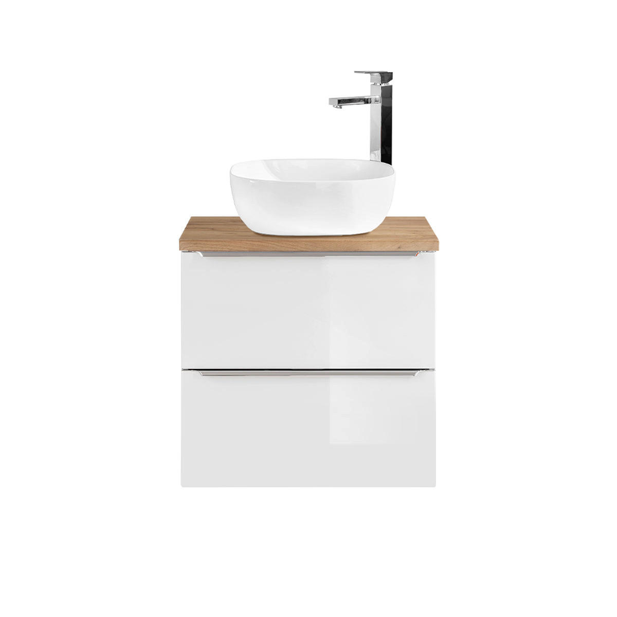 WASCHTISCH 60.4cm April Weiß - Weiß, Holzwerkstoff (60.4/59/46cm) - Petits-meubles