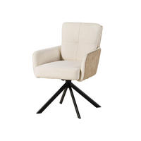 STUHL 100% Polyester 57 x 67 x 87 cm hellbraun / beige POLSTERSTÜHLE - Braun, Kunststoff (57/87/67cm) - Massivmoebel24