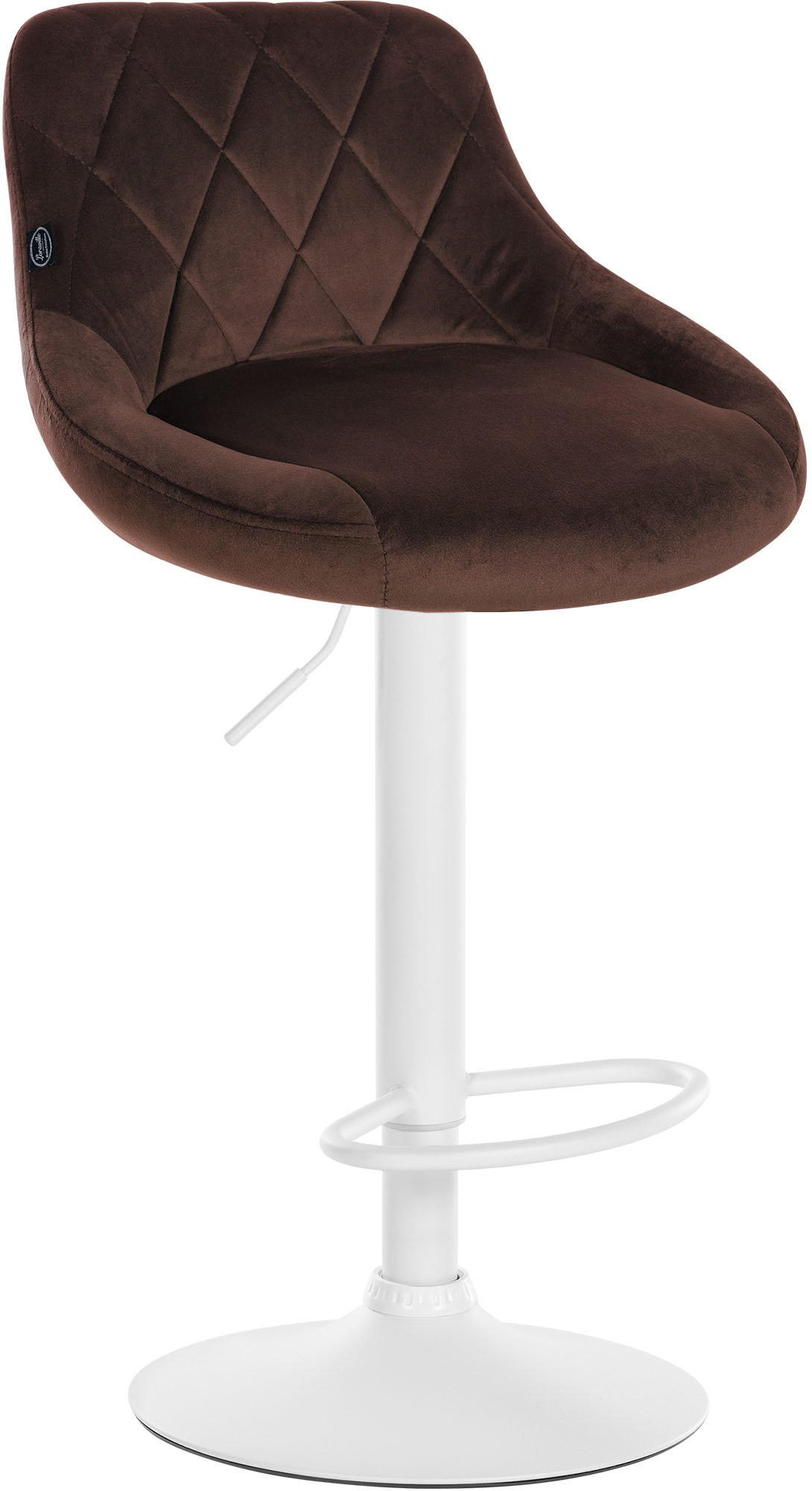 Thumbnail - CLP Barhocker, Braun, Textil, 46x83x49 cm, Esszimmer, Barmöbel, Barhocker